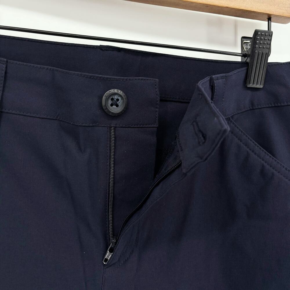 Eddie Bauer Convertible Pants Womens 6 Hiking Zip Off UPF 50 Navy 9.25" Shorts - Picture 2 of 7